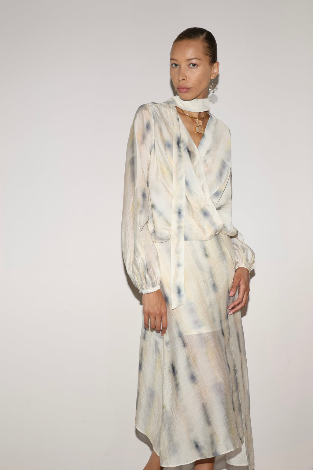 Floral Mirage Silk Set