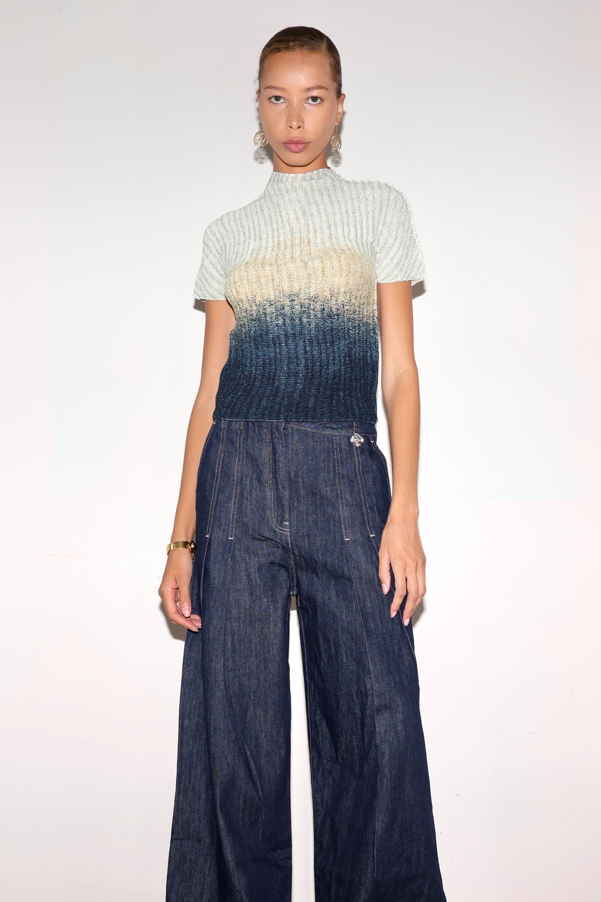 Printed Strench Top