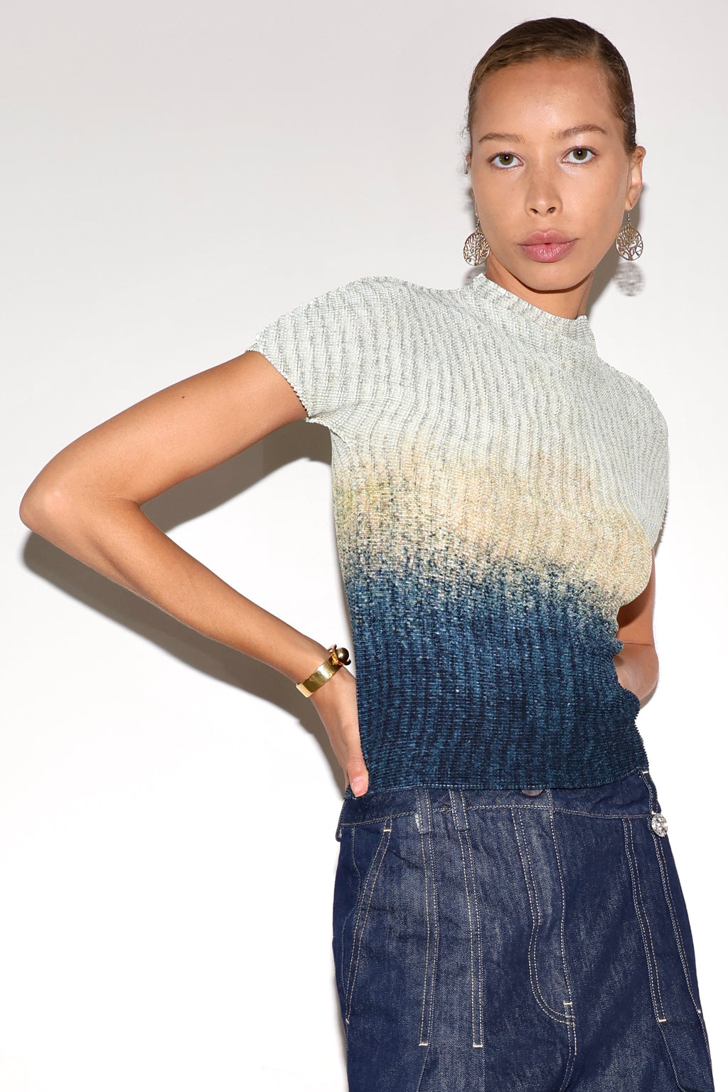 Printed Strench Top