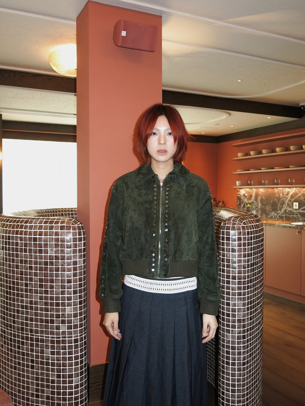 Studded Sheepskin Jacket