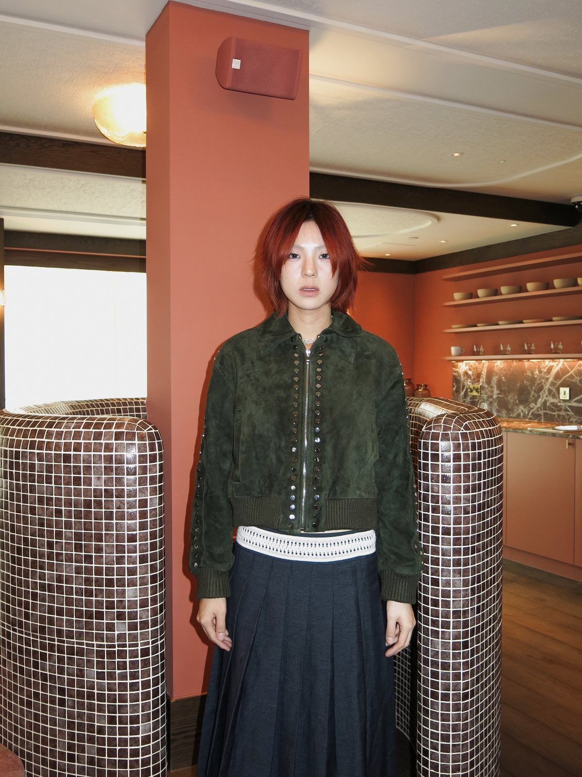 Studded Sheepskin Jacket