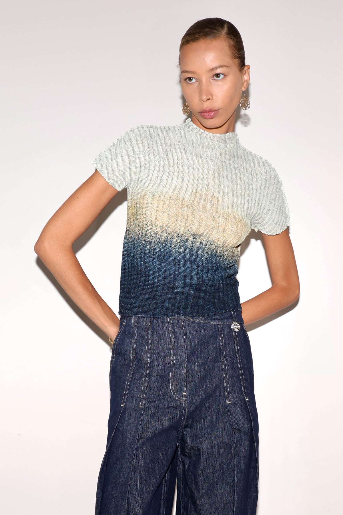 Printed Strench Top