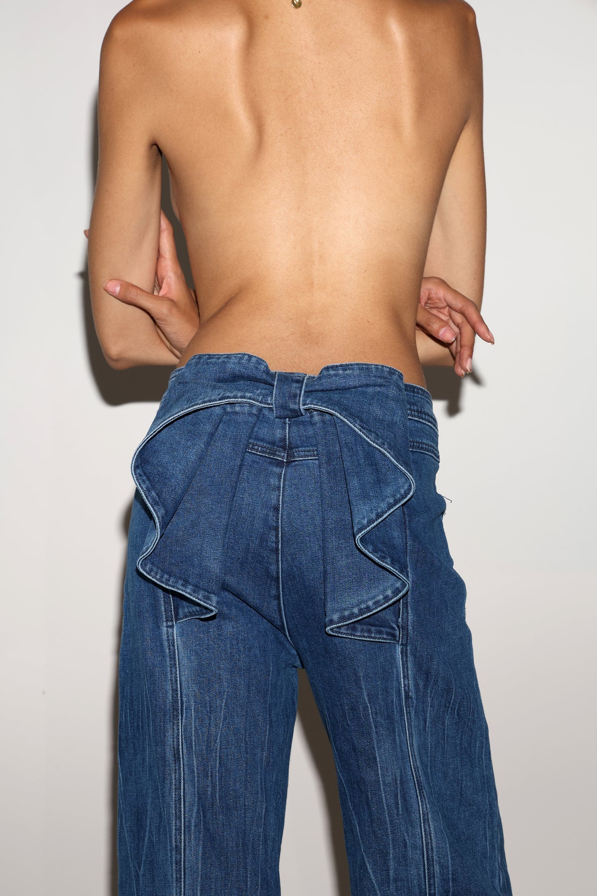 Bow Tie Denim Jeans