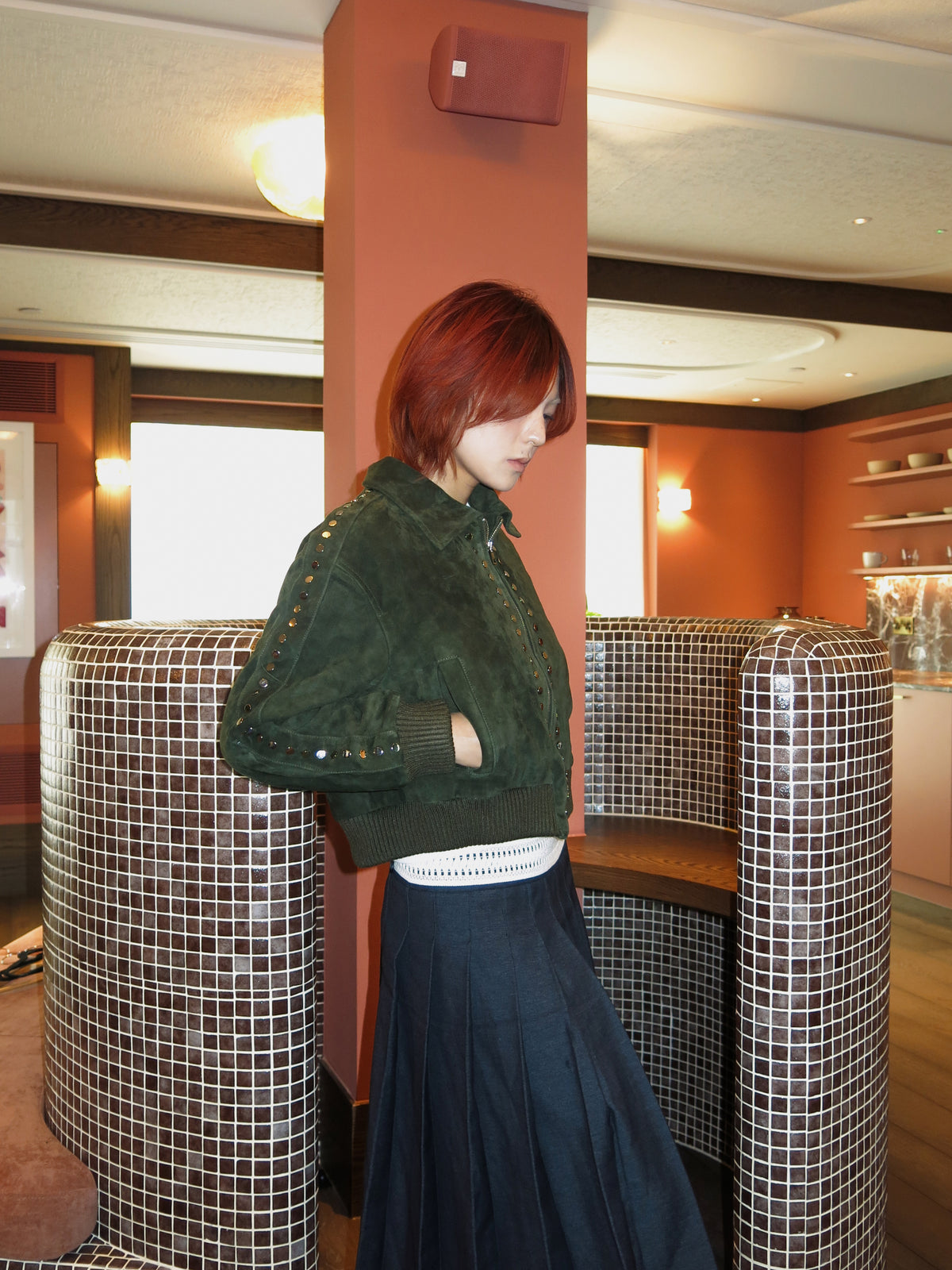 Studded Sheepskin Jacket