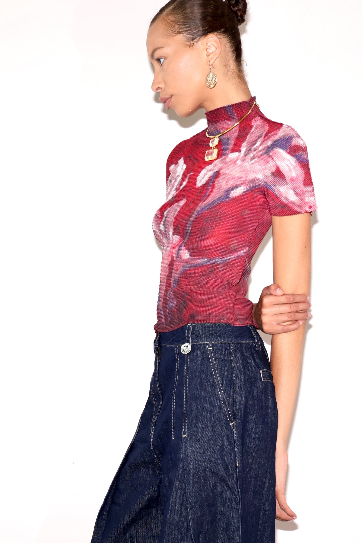 Printed Strench Top