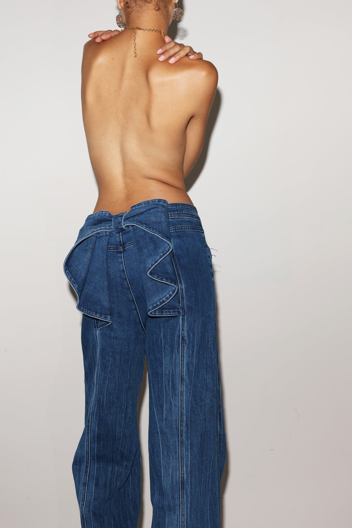 Bow Tie Denim Jeans