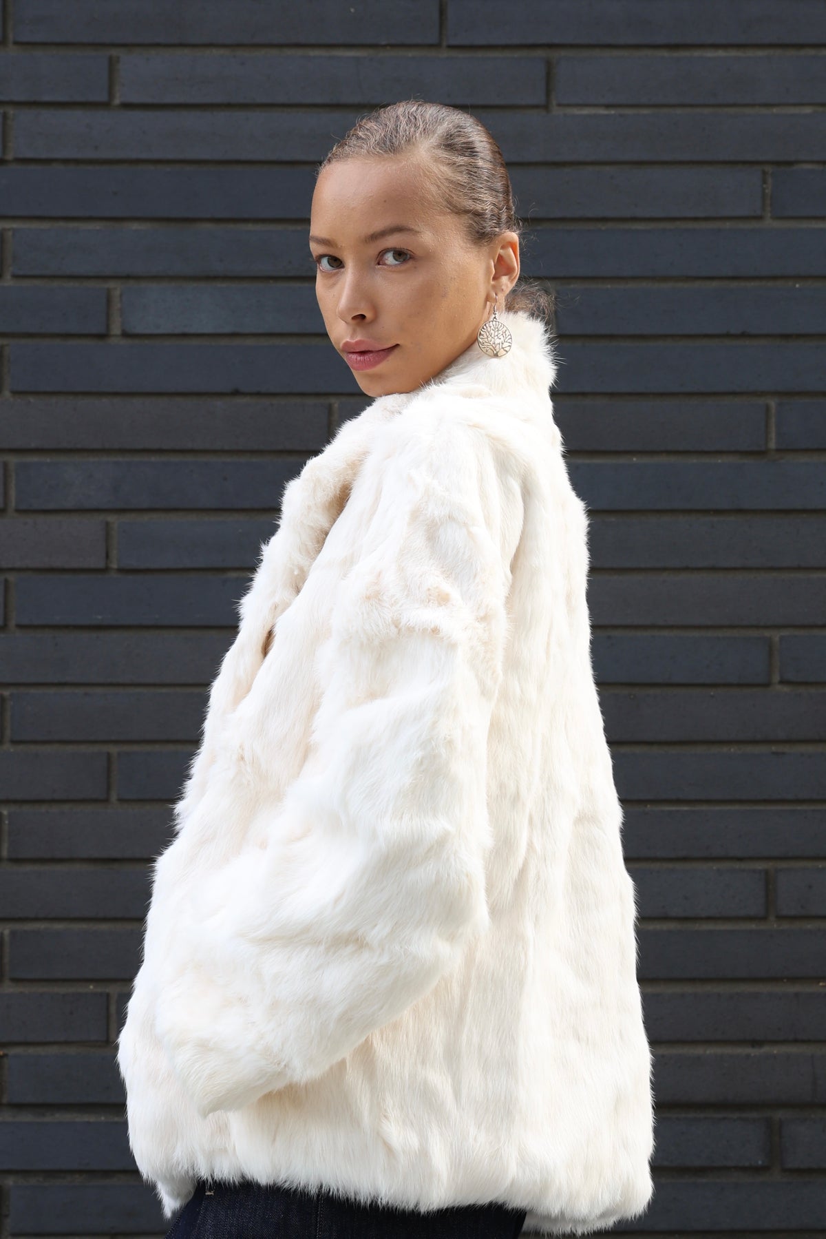 Soft Bunny Fur Jacket