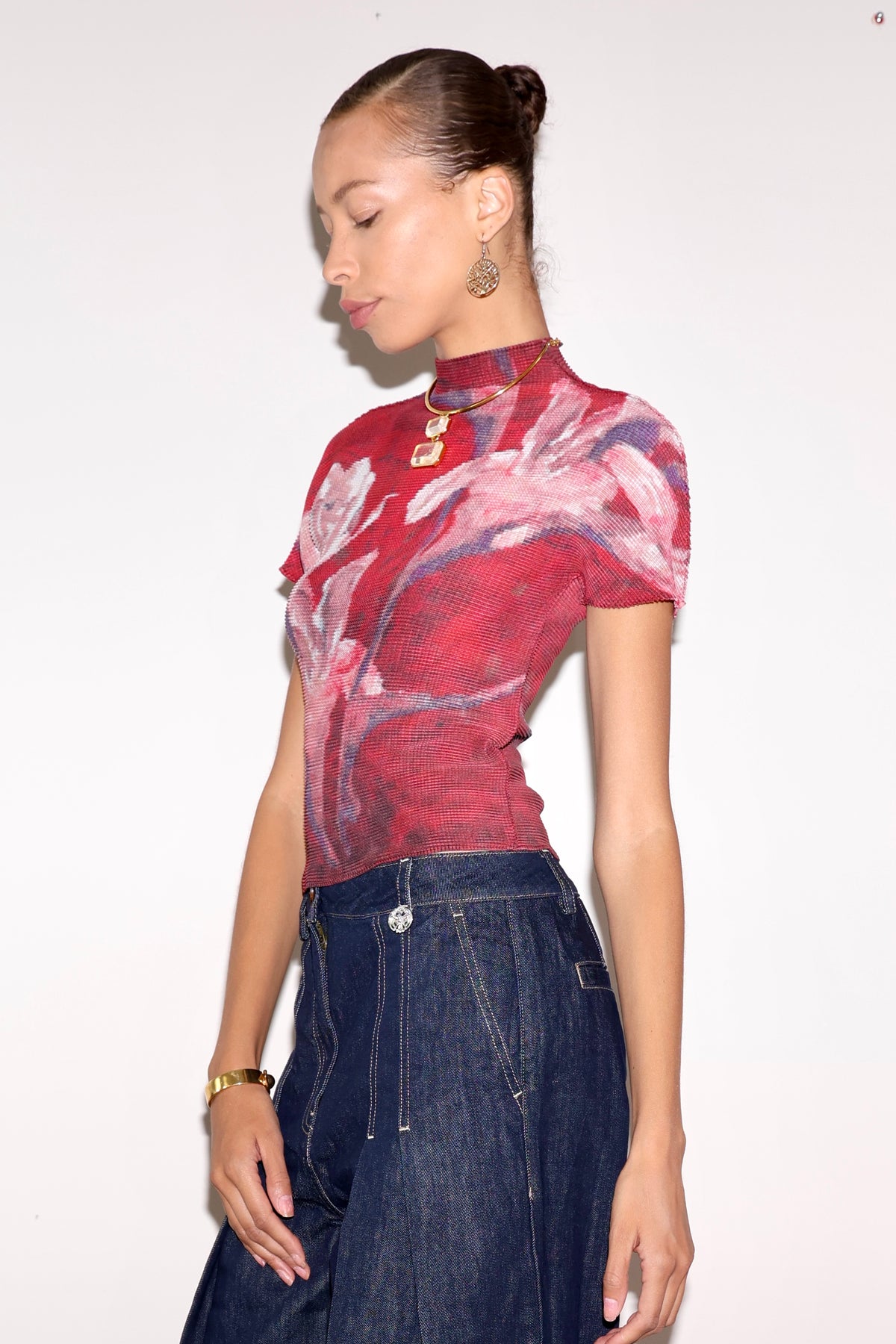 Printed Strench Top