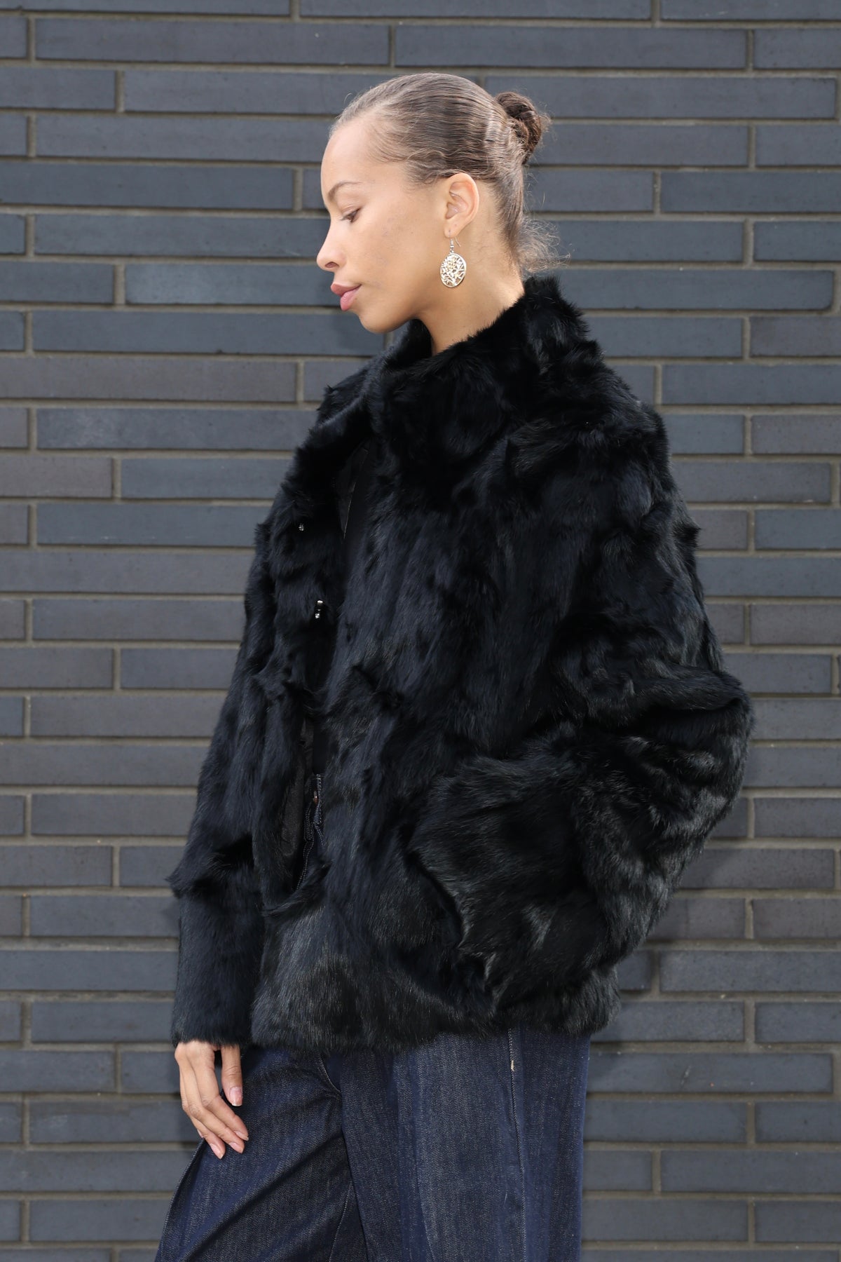 Soft Bunny Fur Jacket