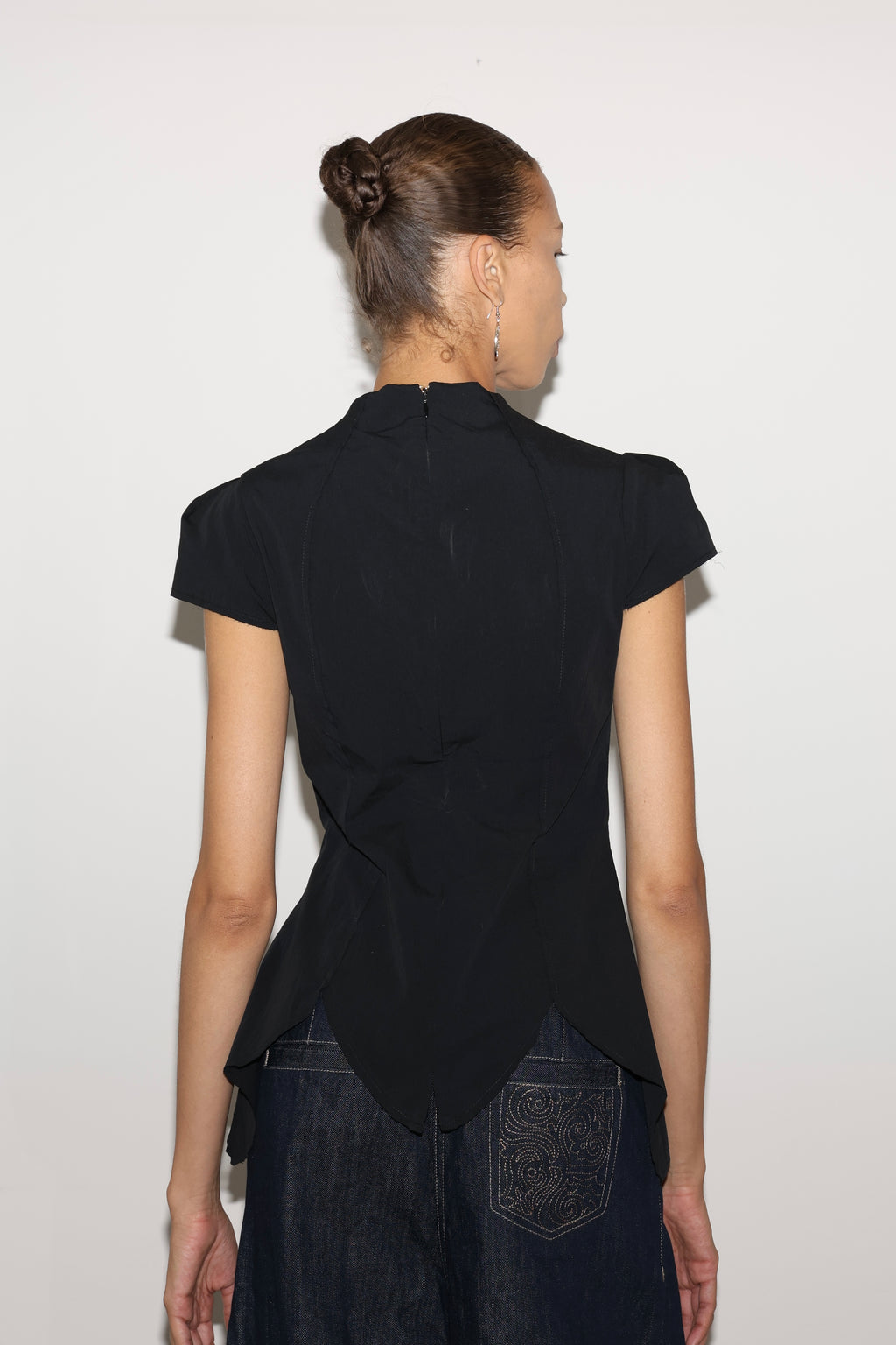 Contemporary Chinese Style Short Sleeve Shirt