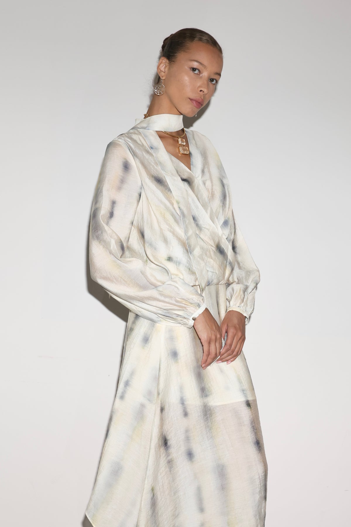 Floral Mirage Silk Set