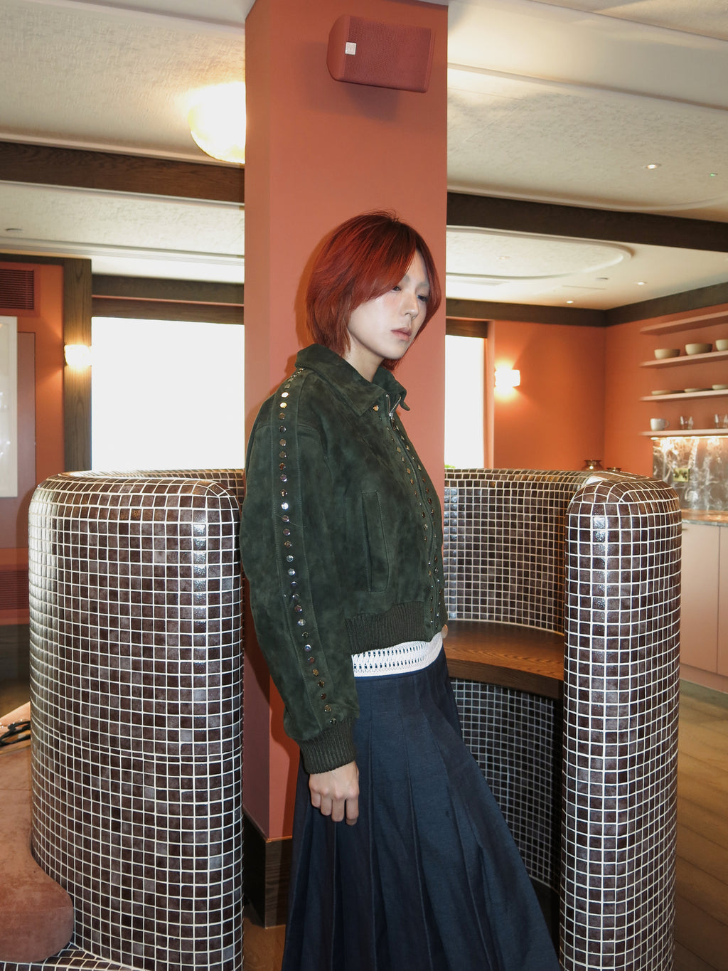 Studded Sheepskin Jacket